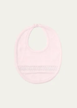 Kissy KissyGirl's Hand-Smocked Pima Cotton Baby Bib