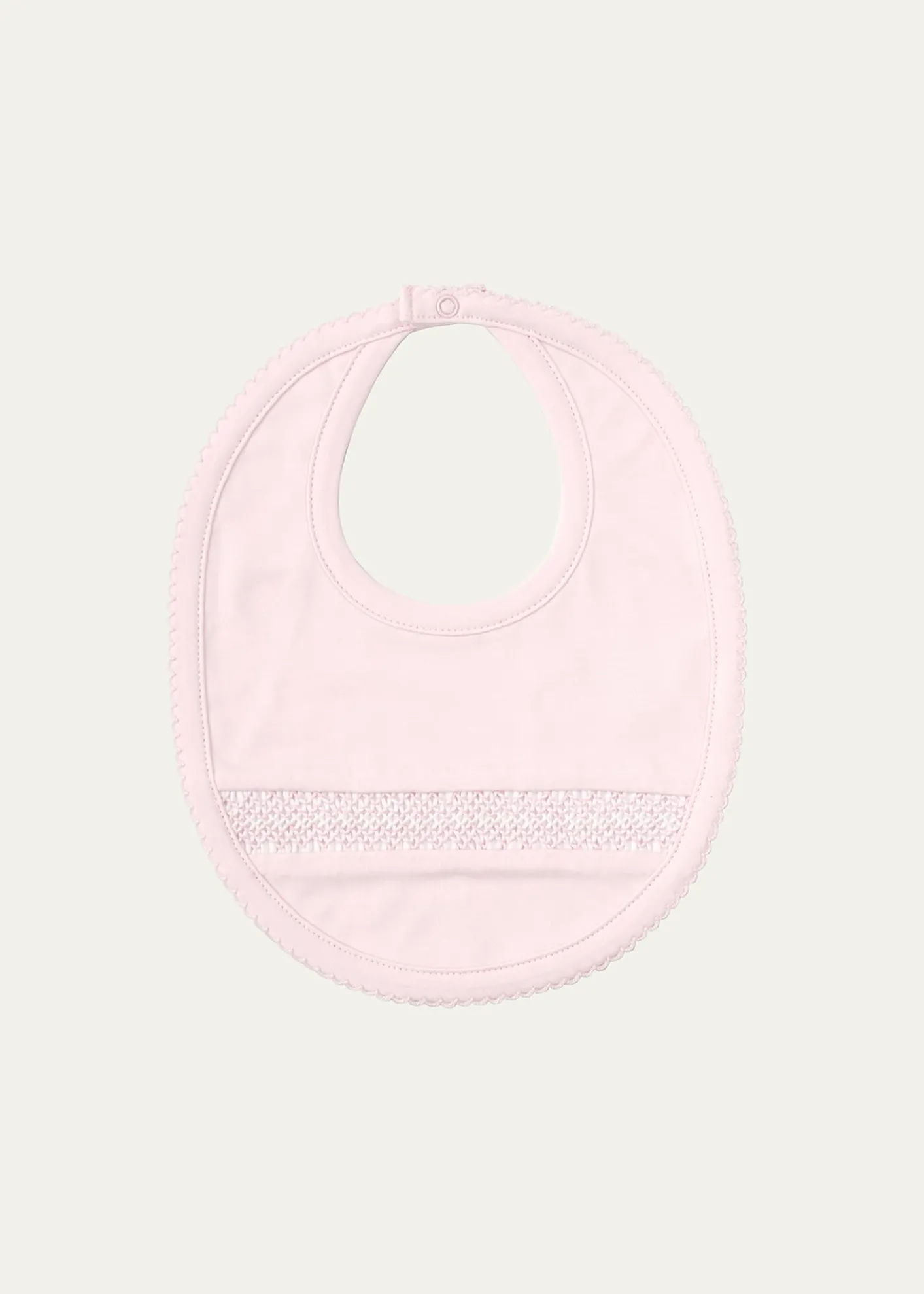 Kissy KissyGirl's Hand-Smocked Pima Cotton Baby Bib