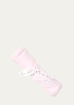 Kissy KissyGirl's Hand-Smocked Pima Cotton Baby Blanket