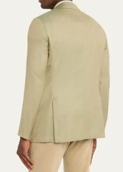 KitonMen's Cashmere Herringbone Single-Breasted Sport Coat