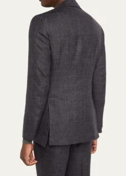 KitonMen's Cashmere, Silk and Linen Plaid Two-Piece Suit