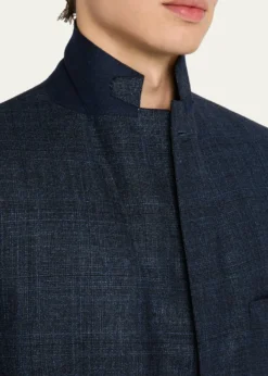 KitonMen's Cashmere, Wool and Silk Plaid Two-Piece Suit