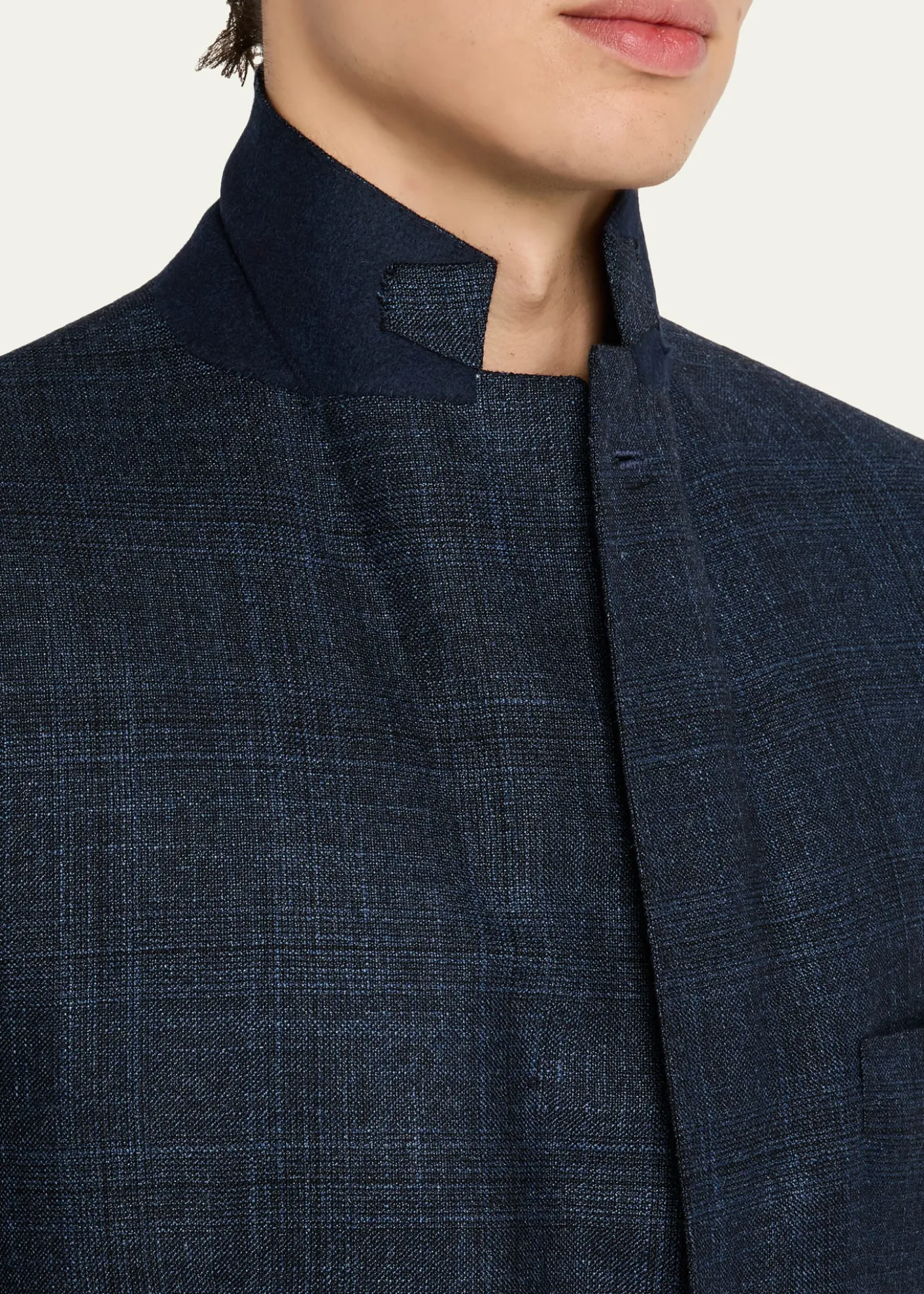 KitonMen's Cashmere, Wool and Silk Plaid Two-Piece Suit