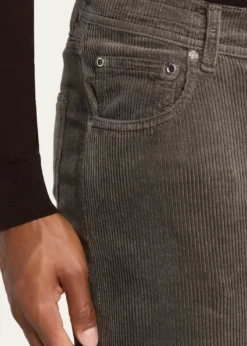KitonMen's Corduroy Straight Fit Five-Pocket Pants