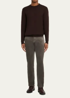 KitonMen's Corduroy Straight Fit Five-Pocket Pants