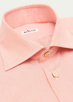 KitonMen's Cotton Fineline Stripe Dress Shirt