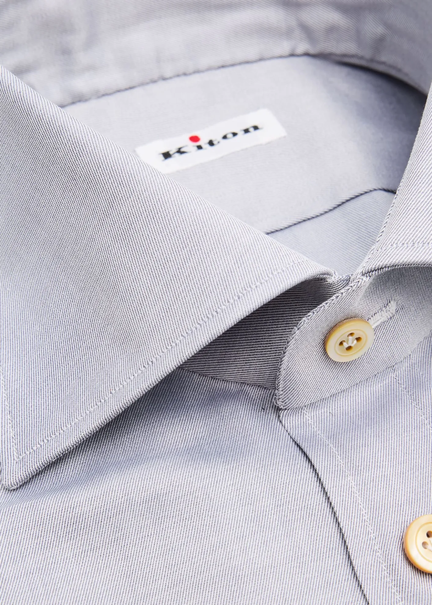 KitonMen's Cotton Point-Collar Dress Shirt