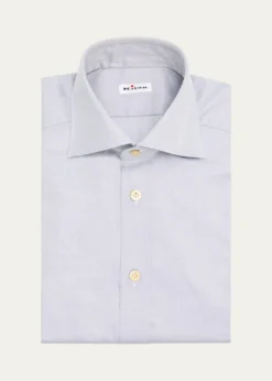 KitonMen's Cotton Point-Collar Dress Shirt