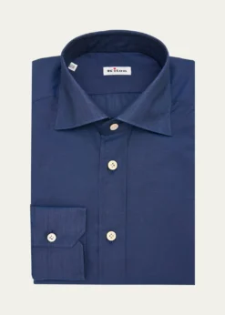 KitonMen's Cotton Point-Collar Dress Shirt