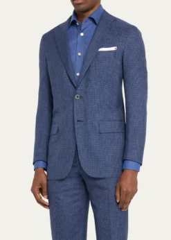 KitonMen's Mini-Houndstooth Wool Suit