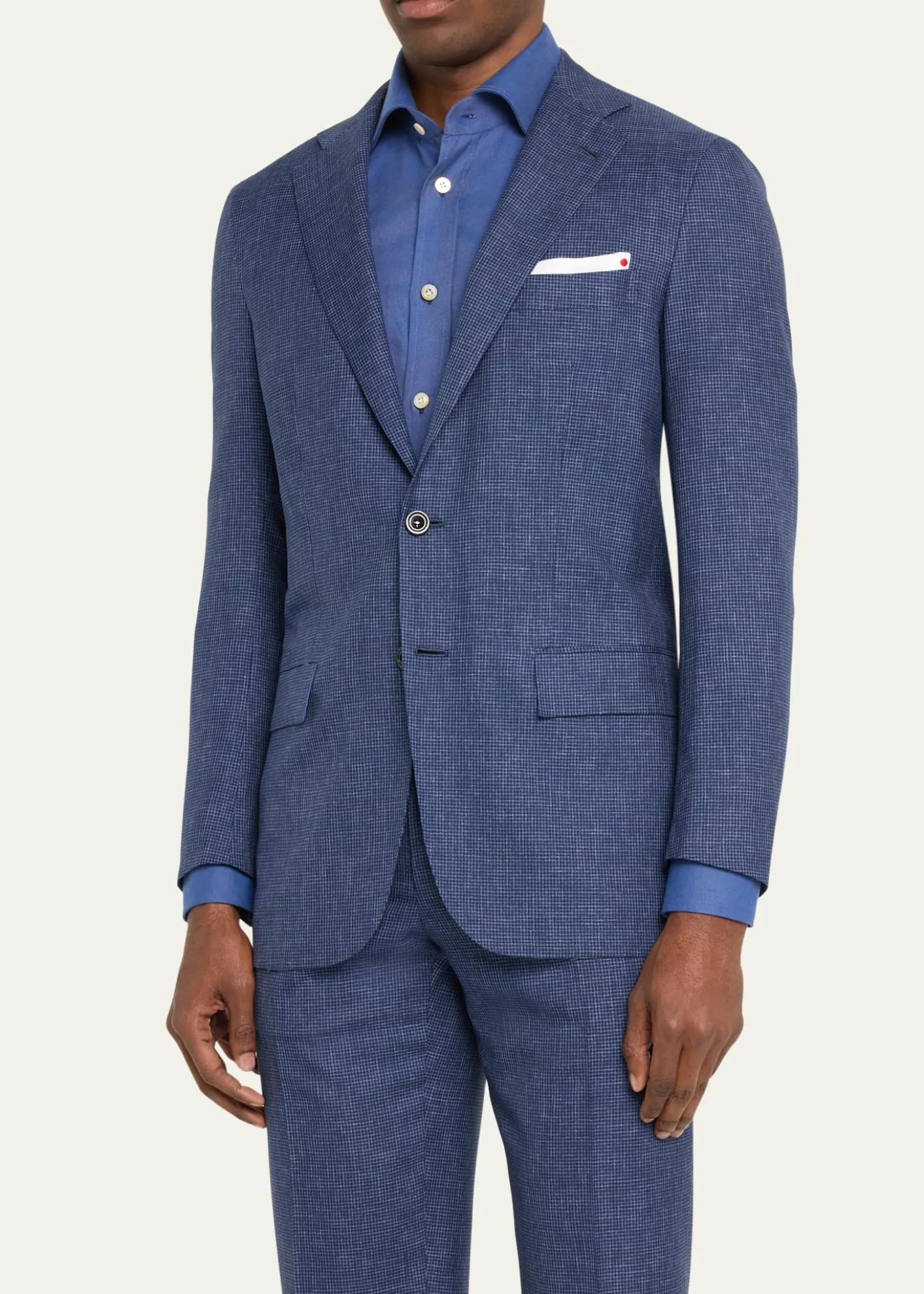 KitonMen's Mini-Houndstooth Wool Suit