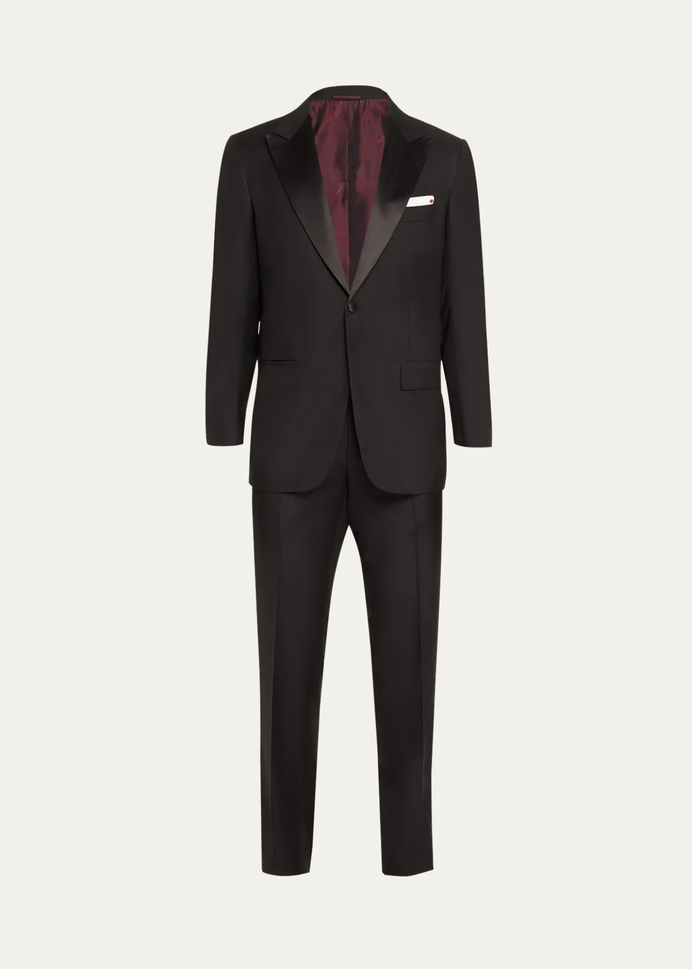 KitonMen's Peak Wool Tuxedo