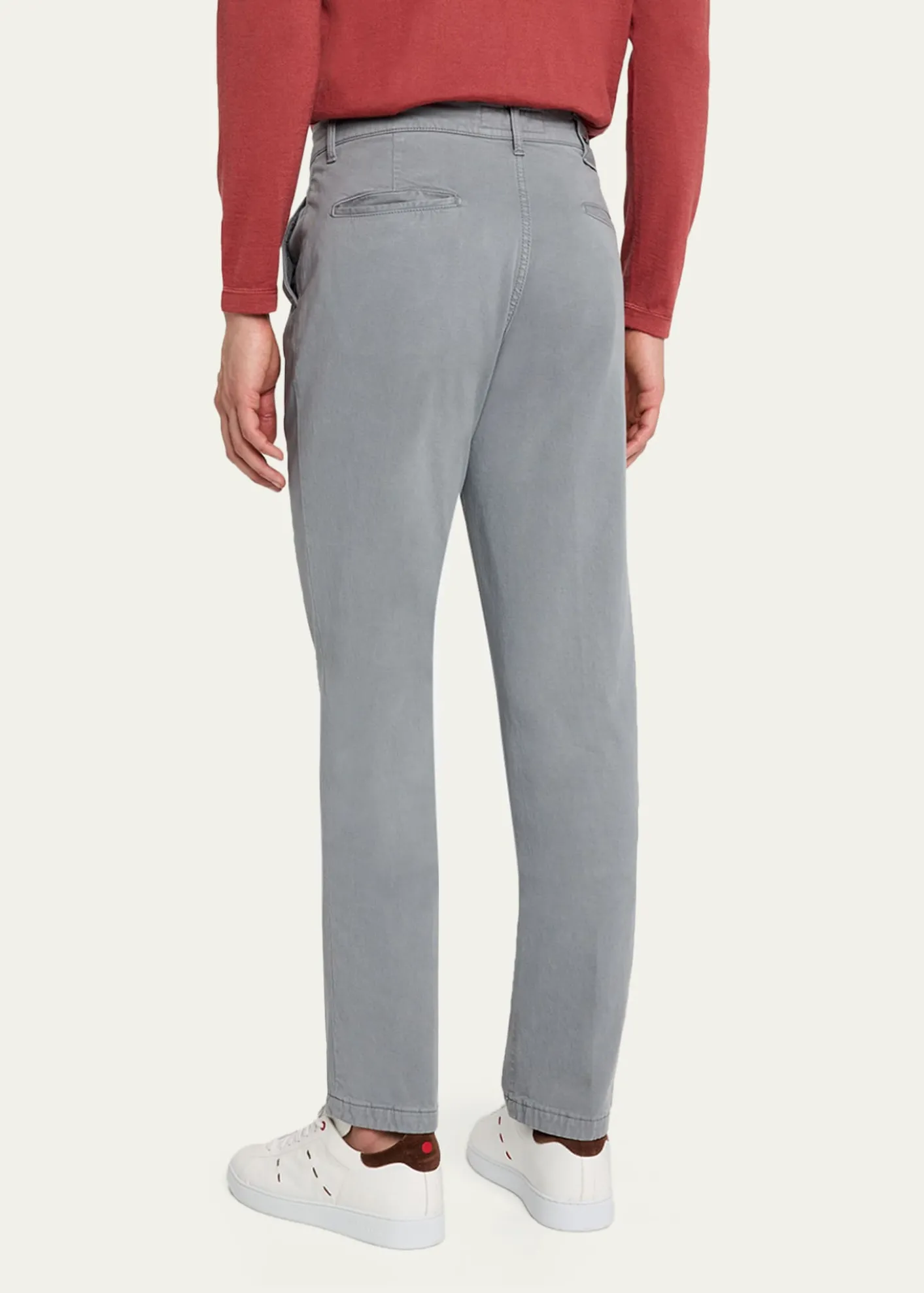 KitonMen's Pleated Straight-Fit Pants