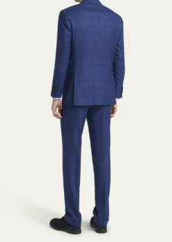 KitonMen's Royal Blue Virgin Wool Sport Coat