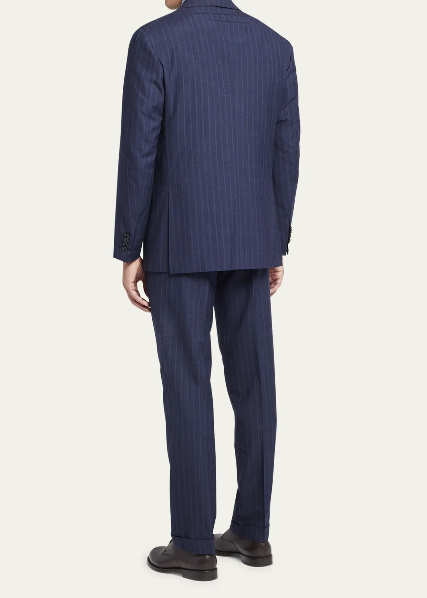 KitonMen's Shadow Stripe Suit