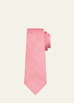 KitonMen's Solid Silk 7-Fold Tie