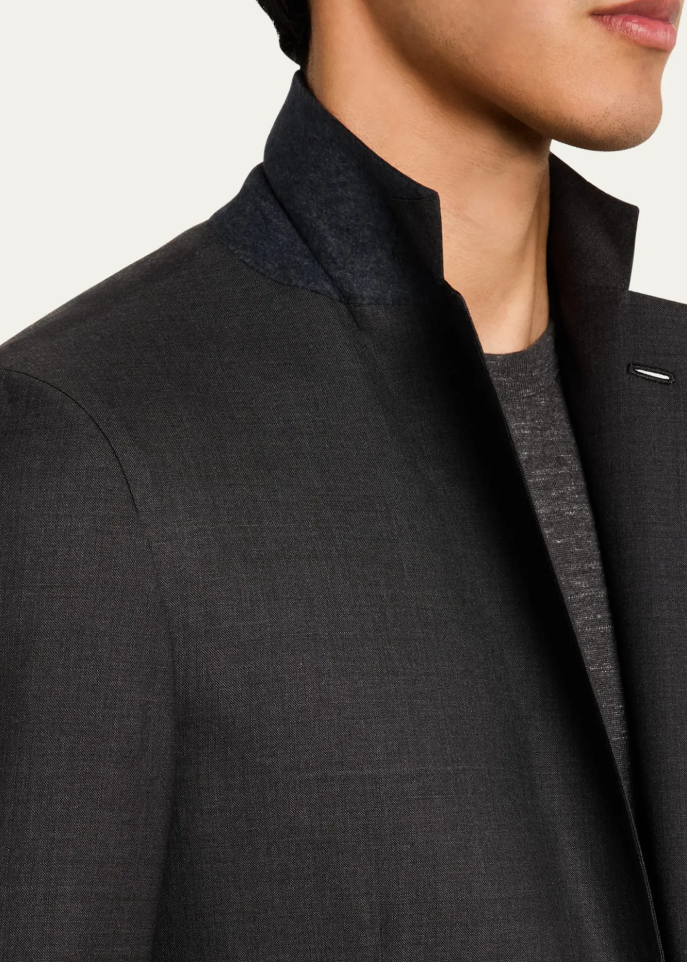 KitonMen's Solid Wool-Silk Suit