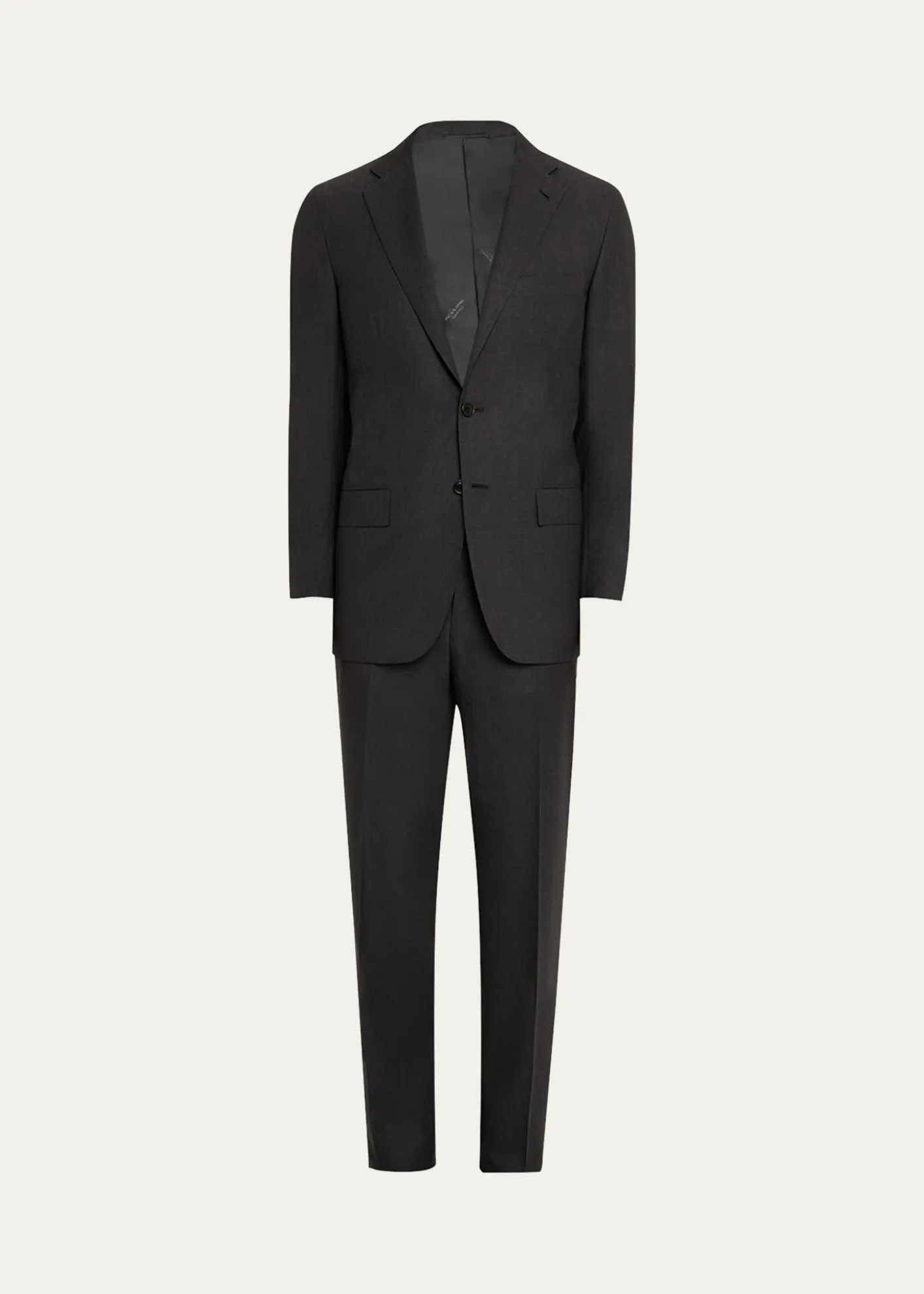 KitonMen's Solid Wool-Silk Suit