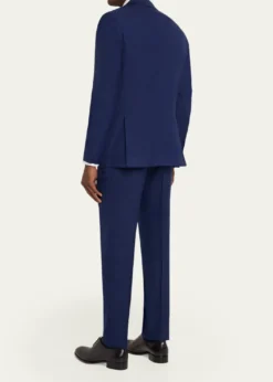 KitonMen's Textured Check Wool and Silk Two-Piece Suit