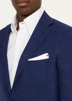 KitonMen's Textured Check Wool and Silk Two-Piece Suit