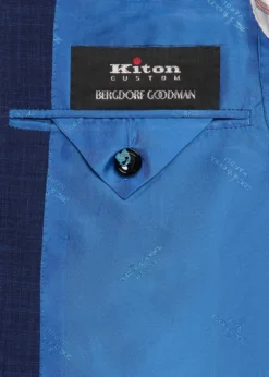 KitonMen's Textured Check Wool and Silk Two-Piece Suit