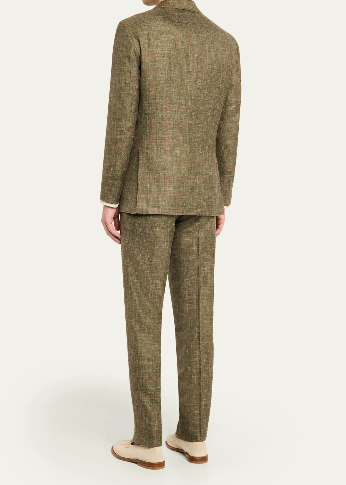 KitonMen's Windowpane Cashmere Blend Suit
