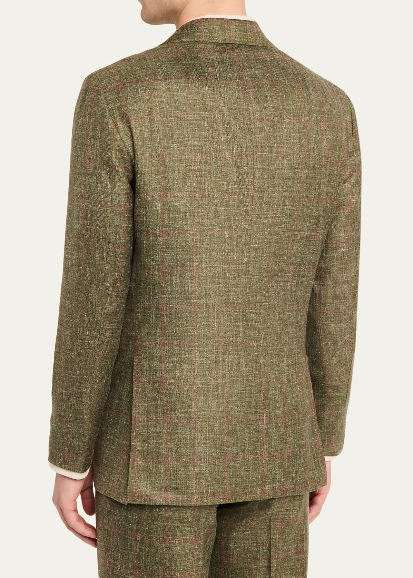 KitonMen's Windowpane Cashmere Blend Suit