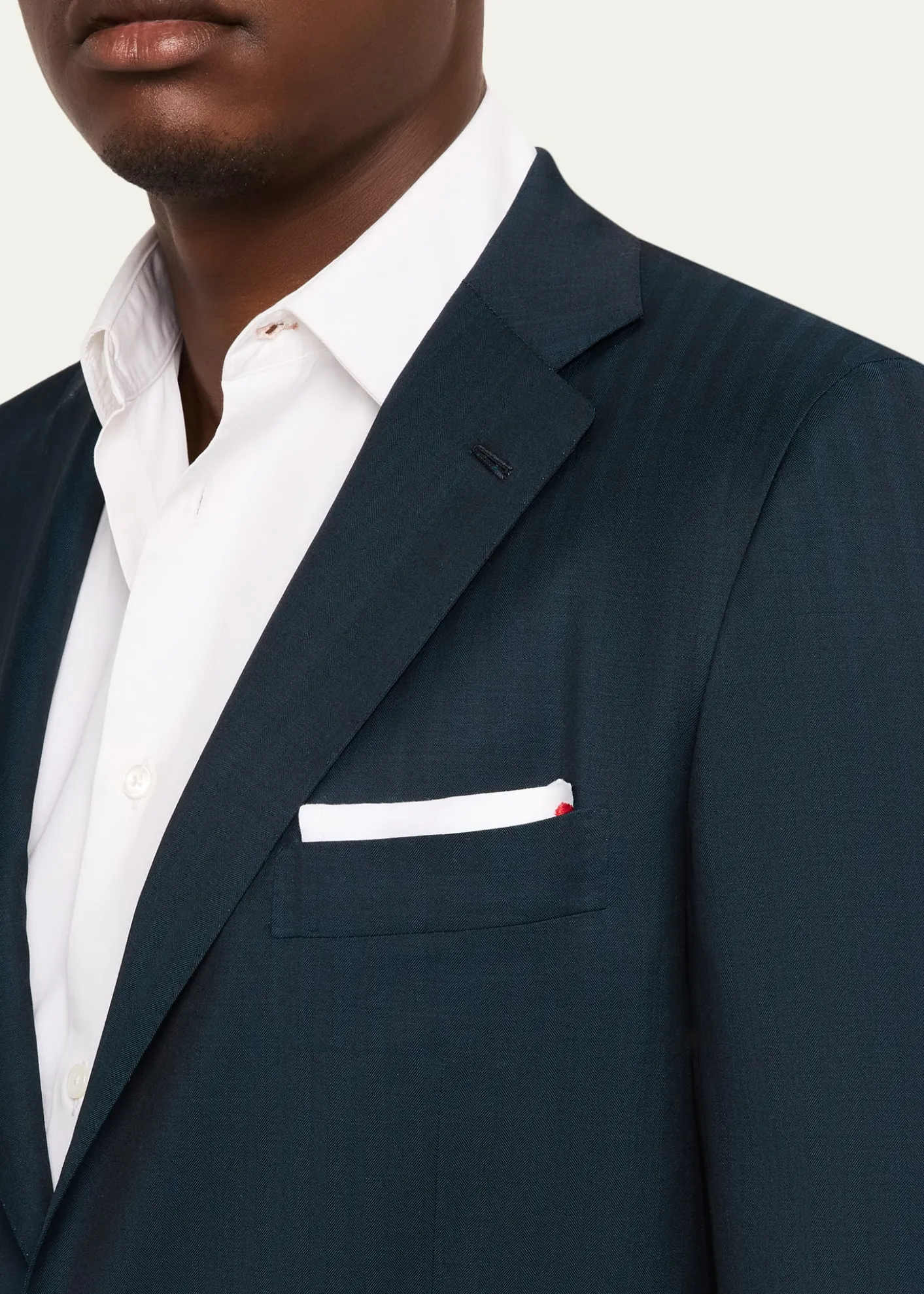 KitonMen's Wool Micro-Herringbone Two-Piece Suit