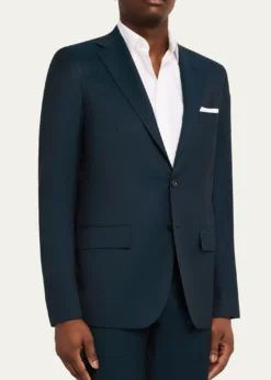 KitonMen's Wool Micro-Herringbone Two-Piece Suit