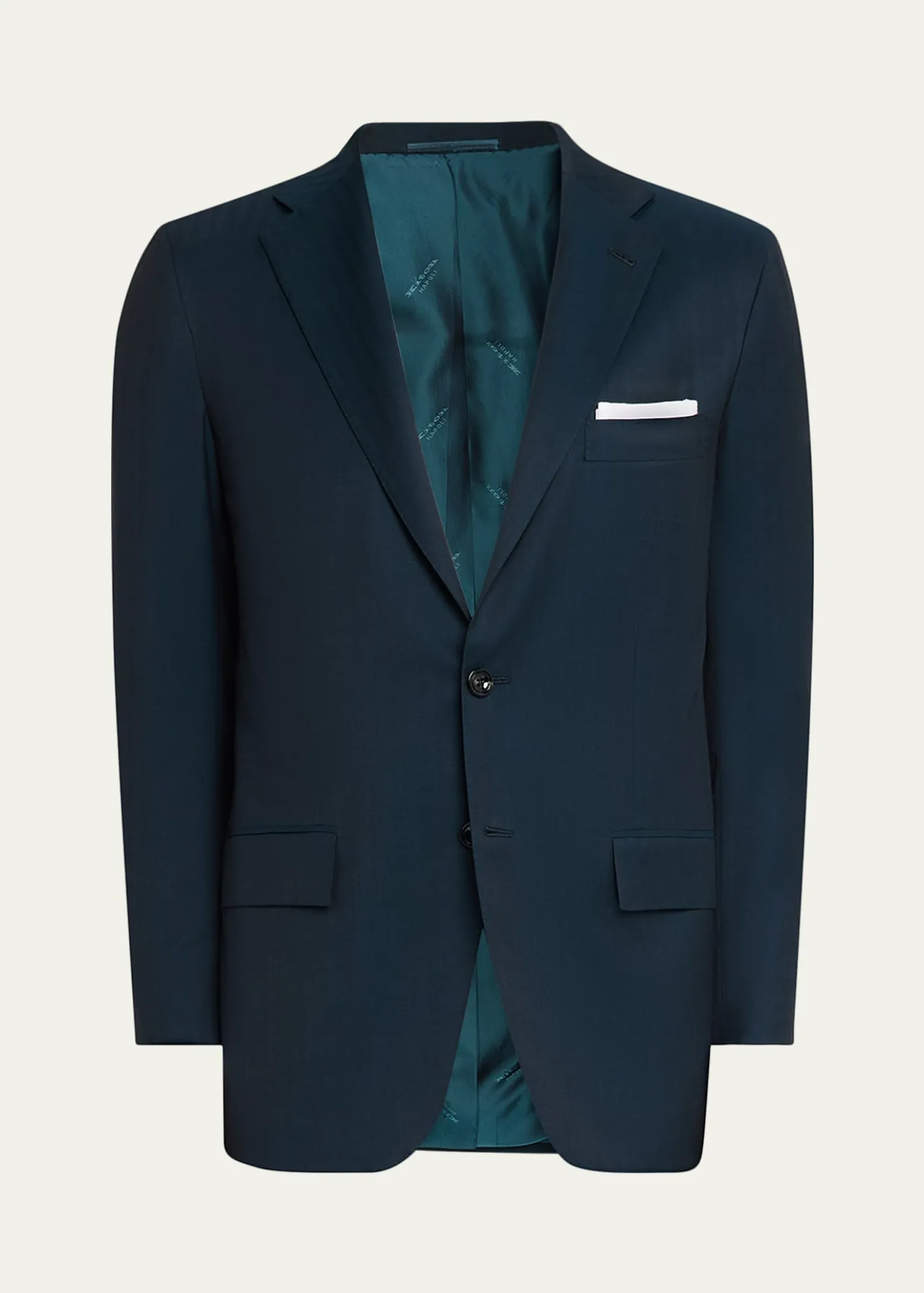 KitonMen's Wool Micro-Herringbone Two-Piece Suit