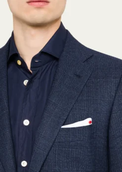 KitonMen's Wool Tonal Plaid Single-Breasted Suit