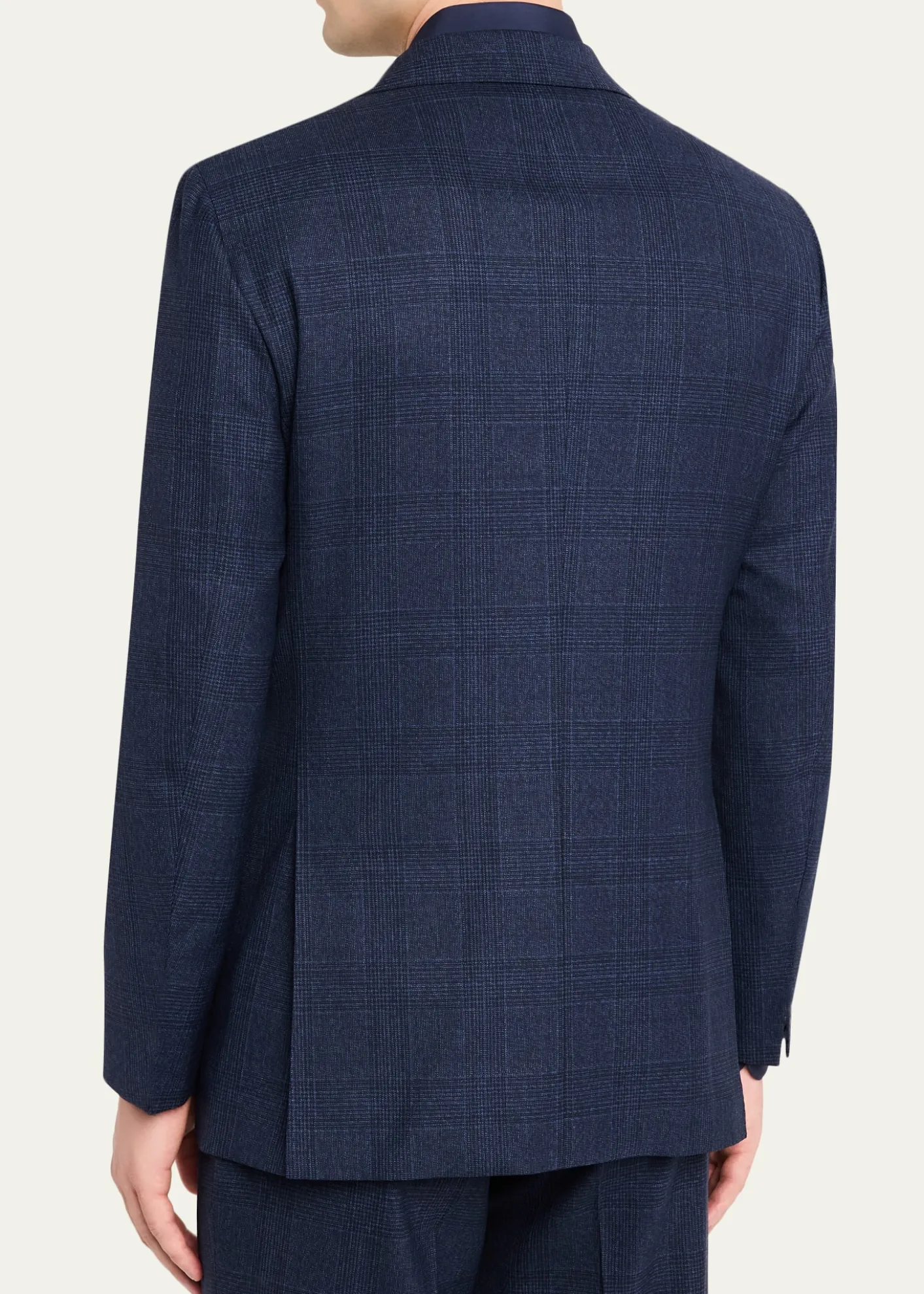 KitonMen's Wool Tonal Plaid Single-Breasted Suit