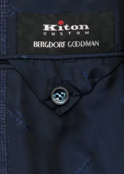 KitonMen's Wool Tonal Plaid Single-Breasted Suit
