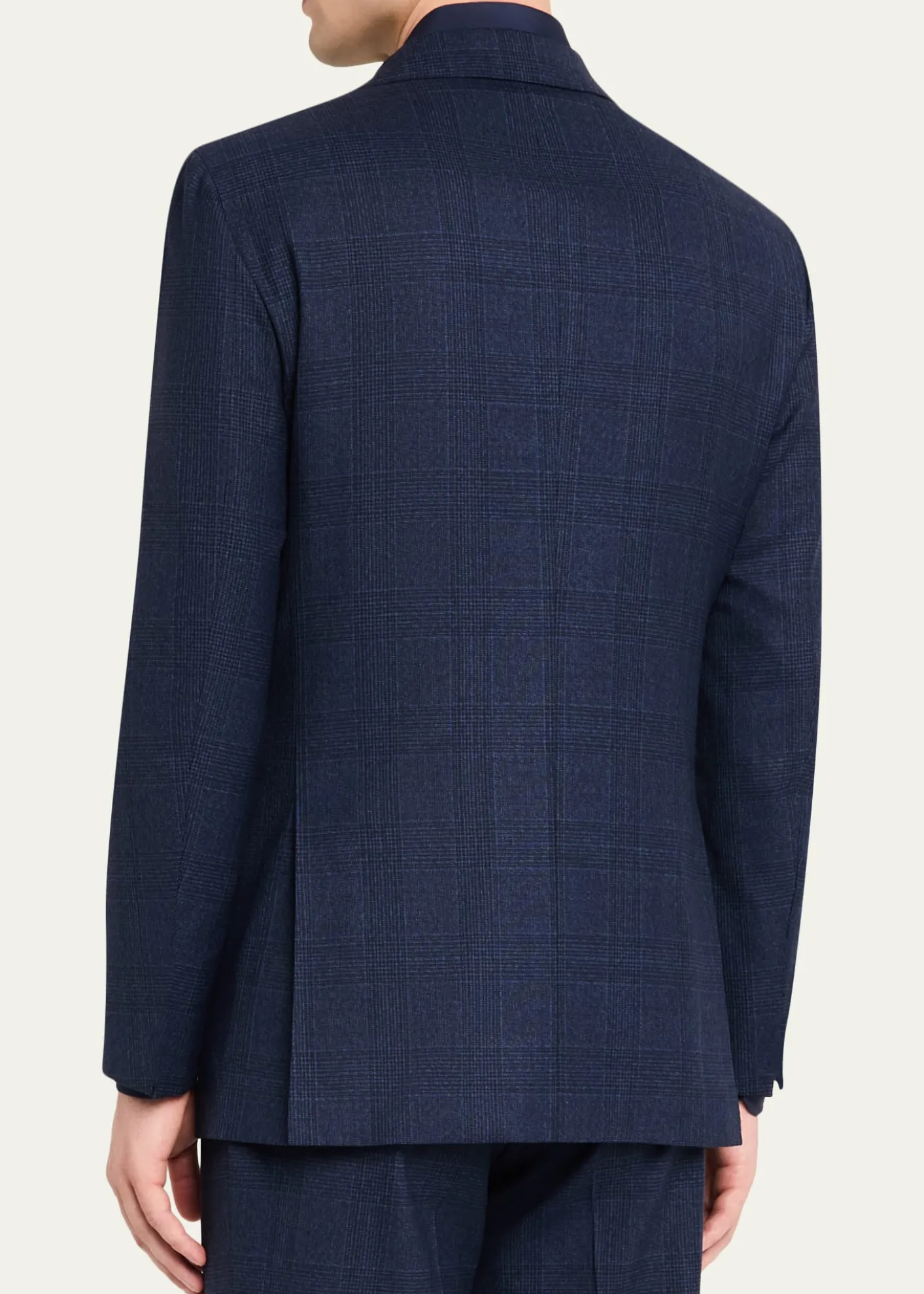 KitonMen's Wool Tonal Plaid Single-Breasted Suit