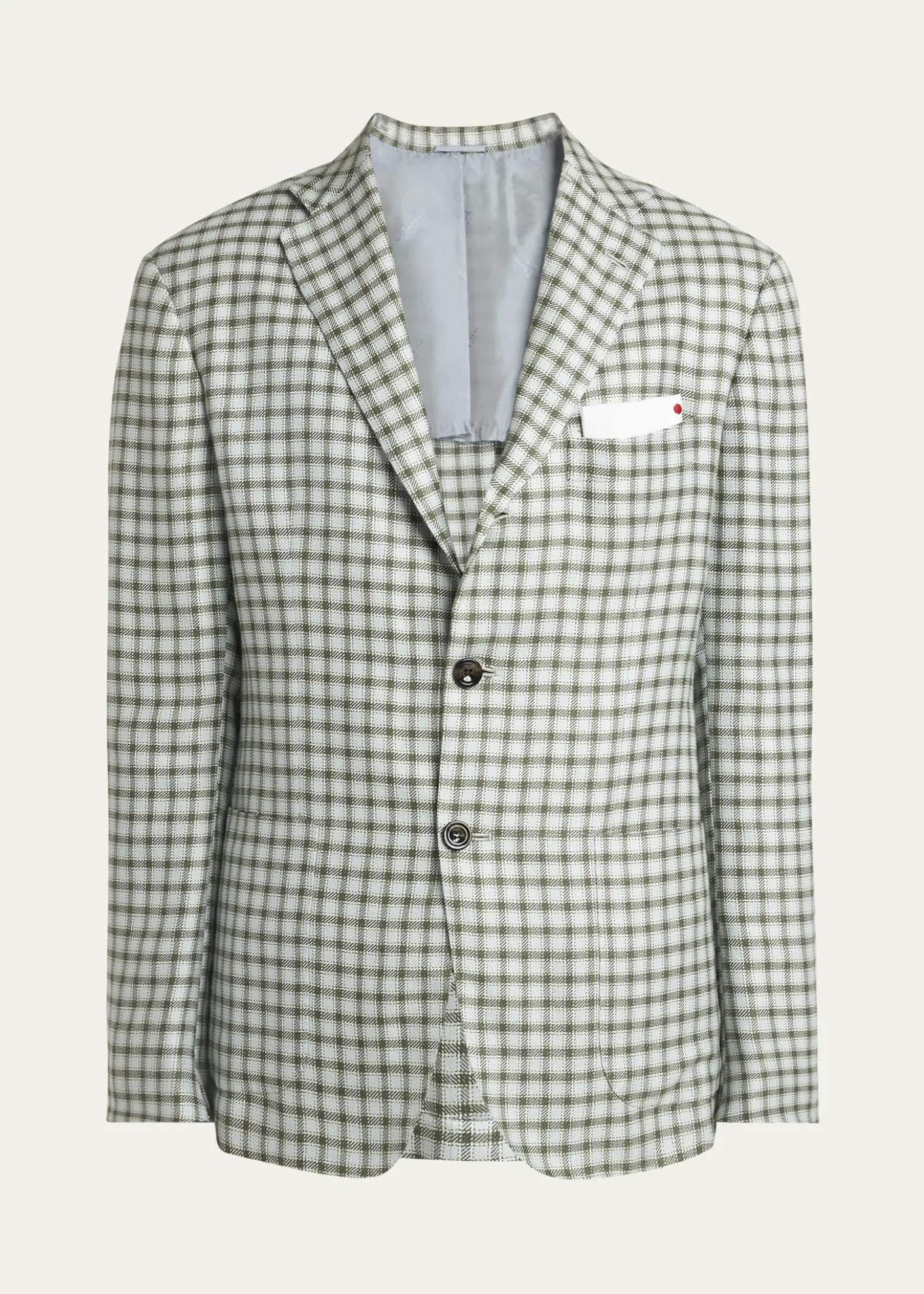 KitonMen's Cashmere-Blend Check Sport Coat