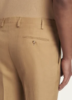 KitonMen's Cashmere-Blend Straight Leg Pleated Trousers