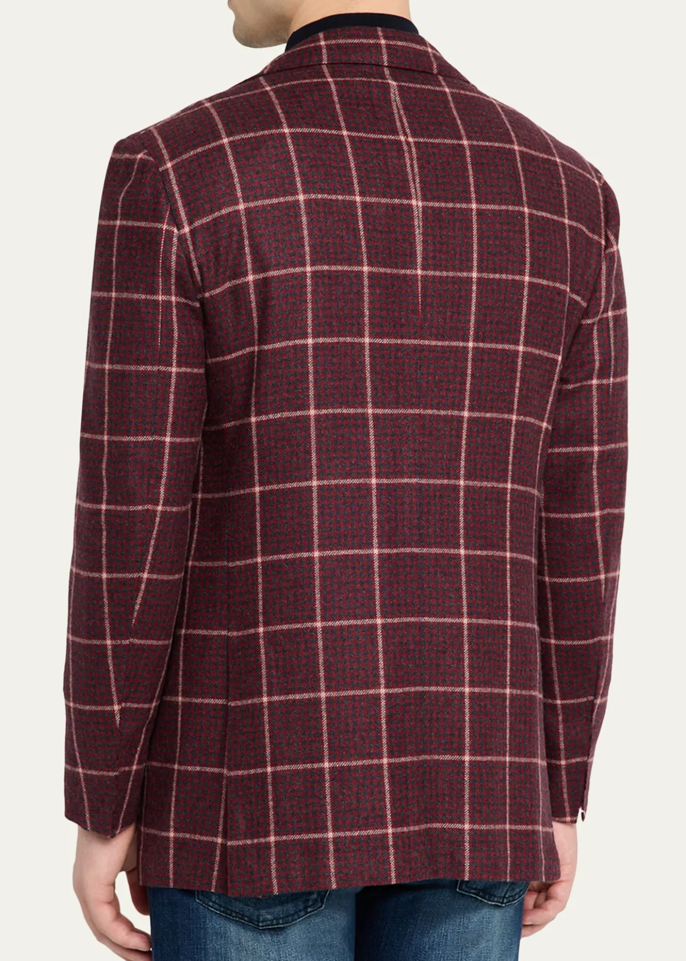 KitonMen's Cashmere Check Sport Coat