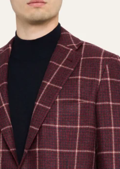 KitonMen's Cashmere Check Sport Coat