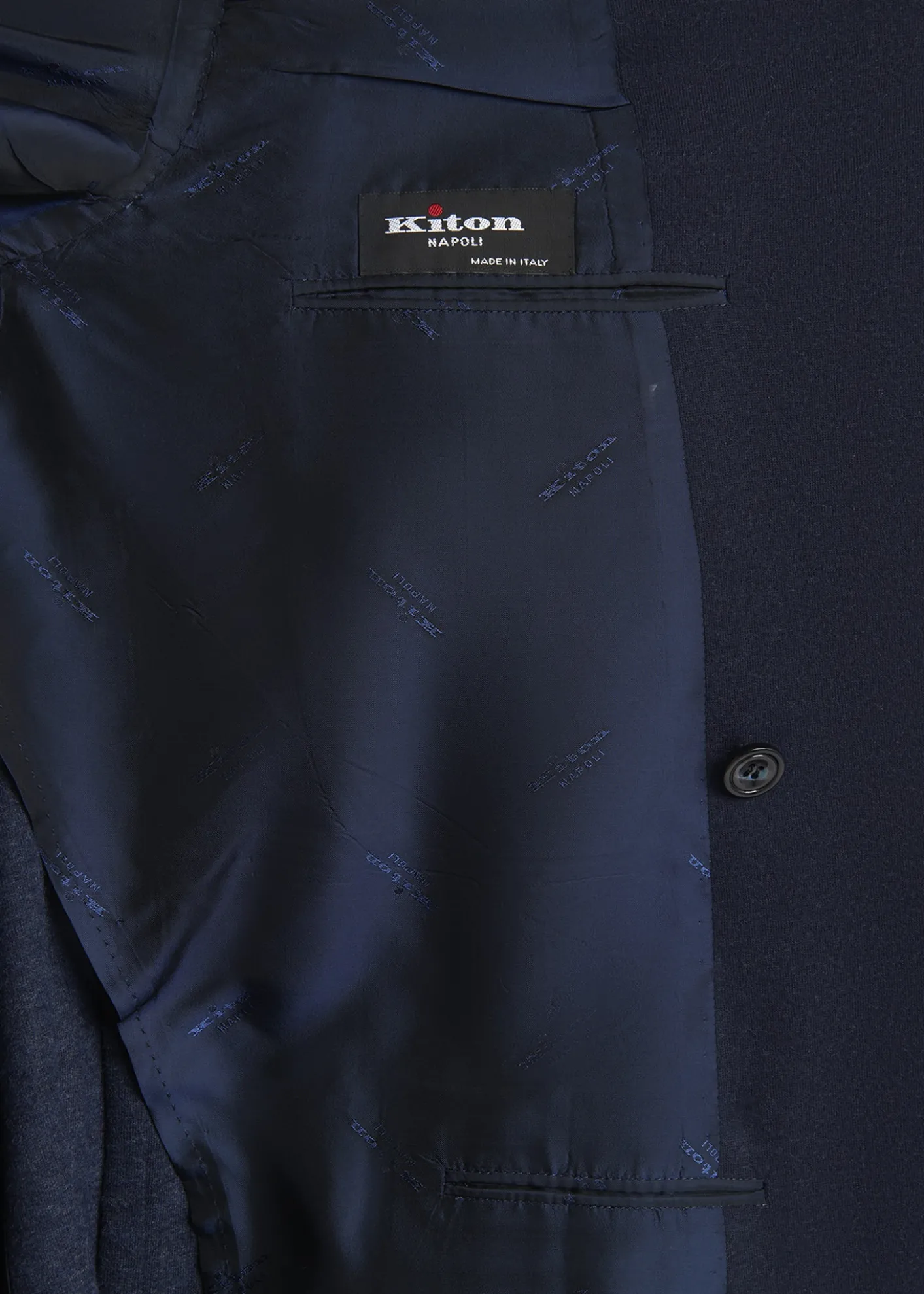 KitonMen's Cashmere Jersey Double-Breasted Blazer