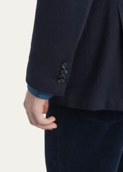 KitonMen's Cashmere Jersey Double-Breasted Blazer