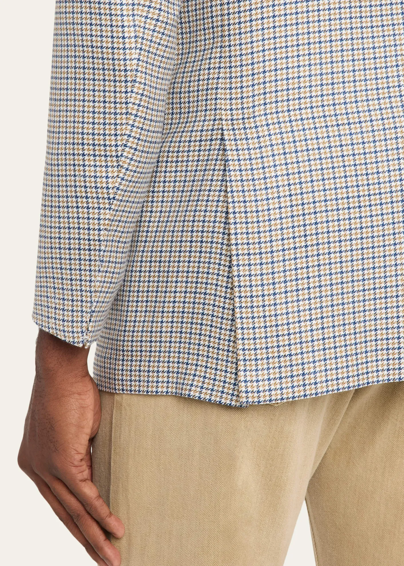 KitonMen's Cashmere, Silk and Linen Houndstooth Check Sport Coat