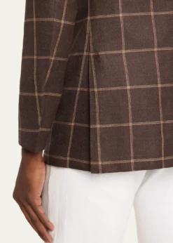 KitonMen's Cashmere Windowpane Single-Breasted Sport Coat