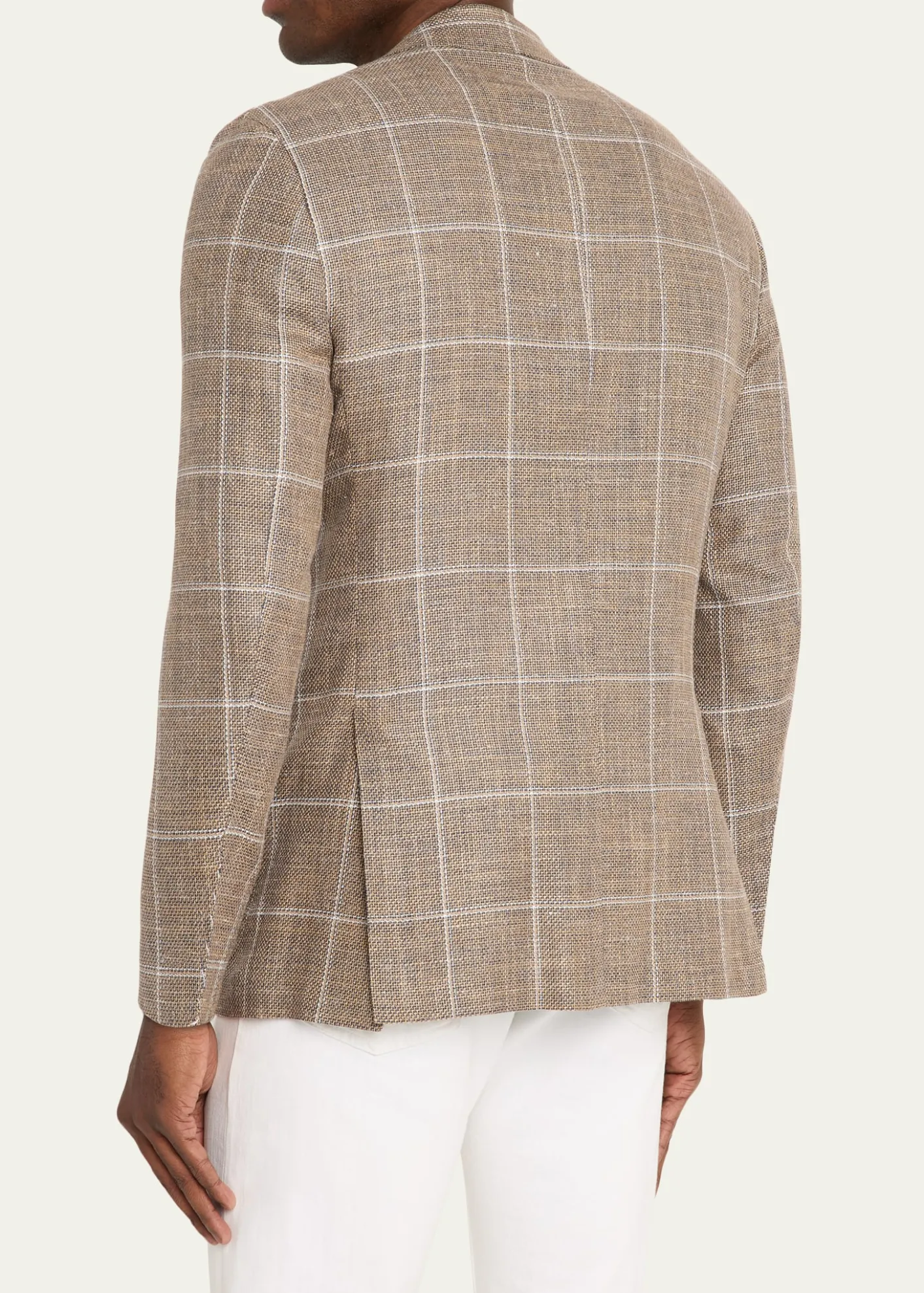 KitonMen's Cashmere, Wool and Silk Windowpane Sport Coat