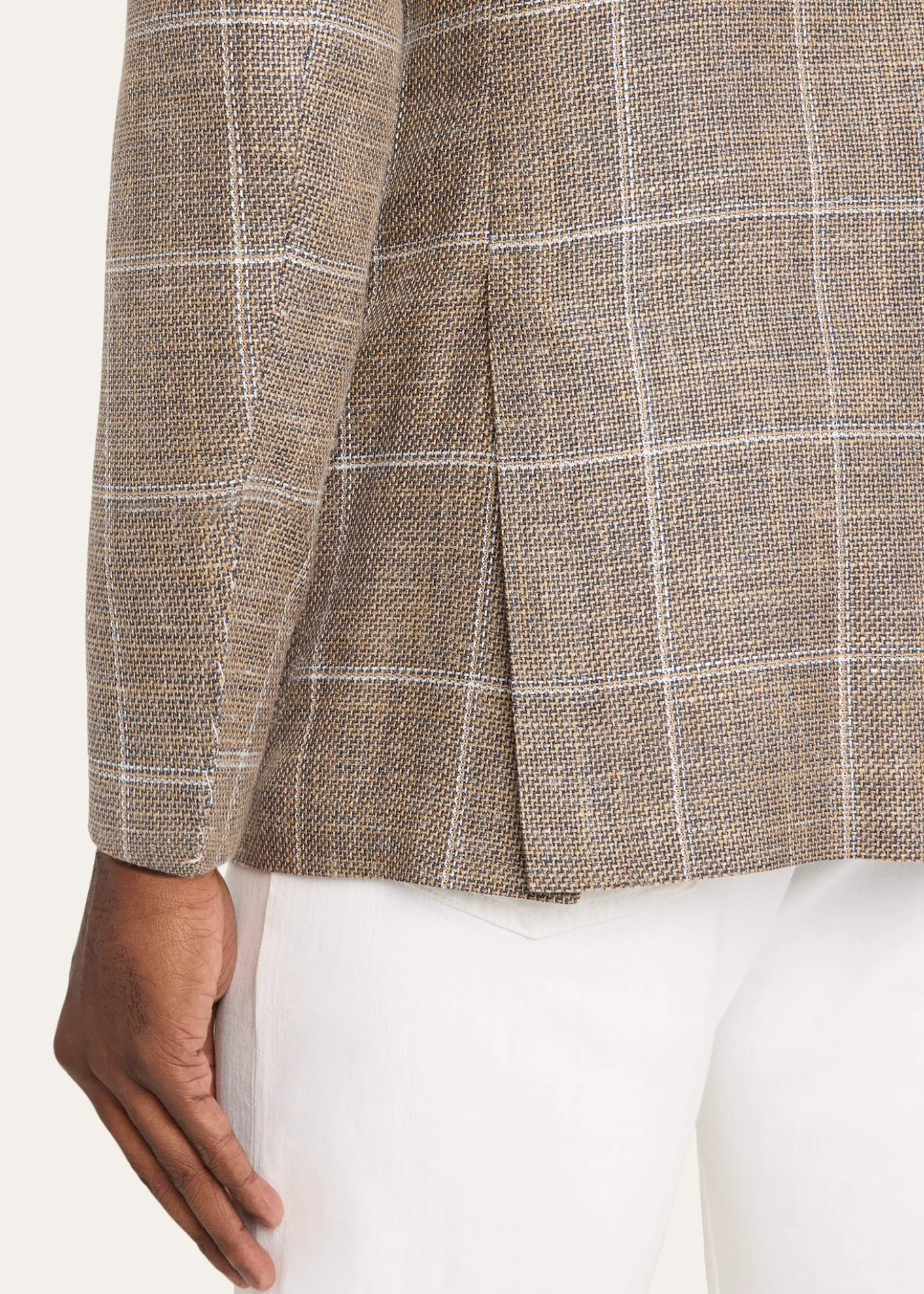 KitonMen's Cashmere, Wool and Silk Windowpane Sport Coat