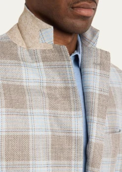 KitonMen's Cashmere, Wool and Silk Plaid Sport Coat