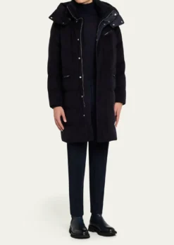 KitonMen's Cashmere & Wool Down Parka Jacket