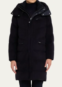 KitonMen's Cashmere & Wool Down Parka Jacket