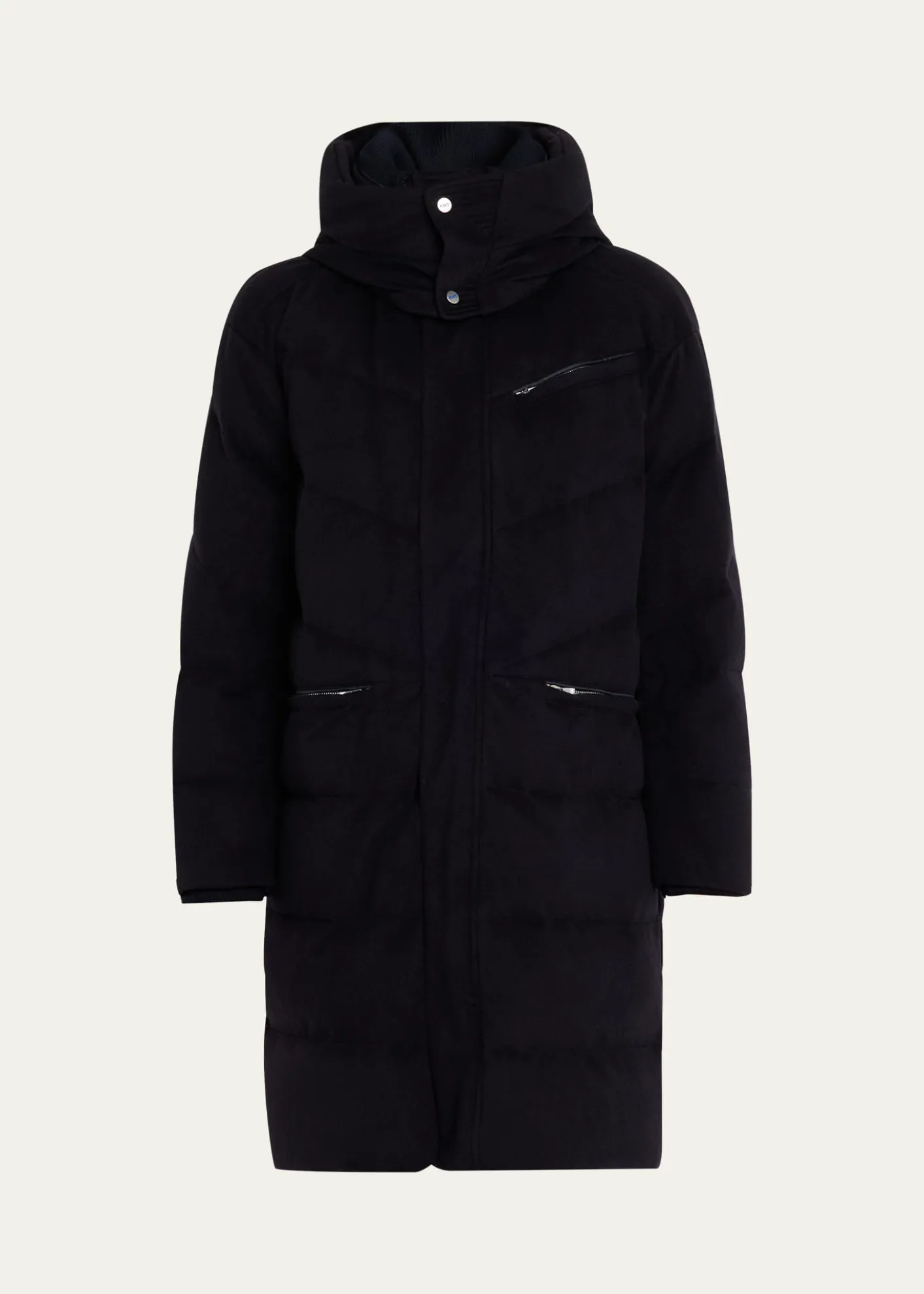 KitonMen's Cashmere & Wool Down Parka Jacket