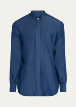 KitonMen's Chambray Tuxedo Shirt