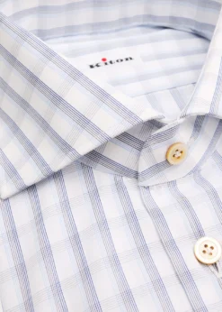 KitonMen's Check Cotton Dress Shirt